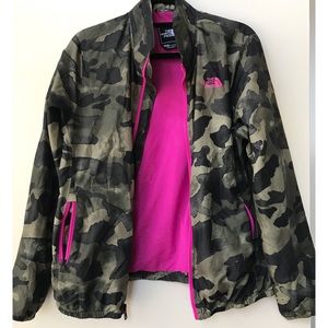 Cute Army Fatigue North Face Jacket